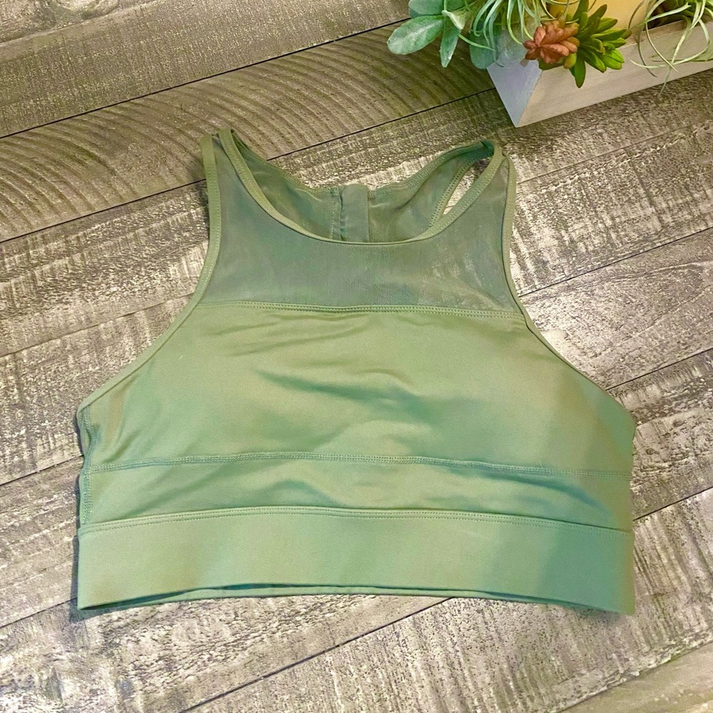 ZYIA ACTIVE OLIVE GREEN ALL STAR BRA 💚🌟